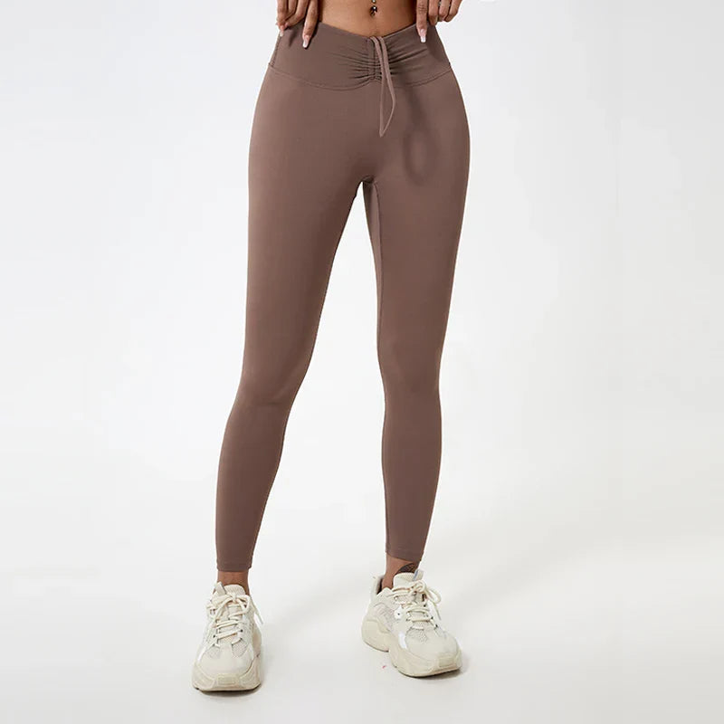 Waist Push Up Booty Running Fitness Workout Tights Yoga Clothing Female Sports Leggings