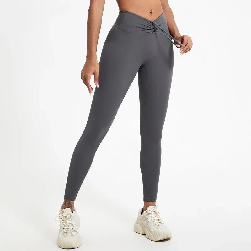 Waist Push Up Booty Running Fitness Workout Tights Yoga Clothing Female Sports Leggings