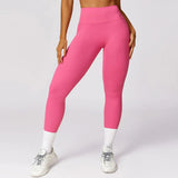 Waist Workout Breathable Running Tights Women Push Up Gym Train Sports Leggings