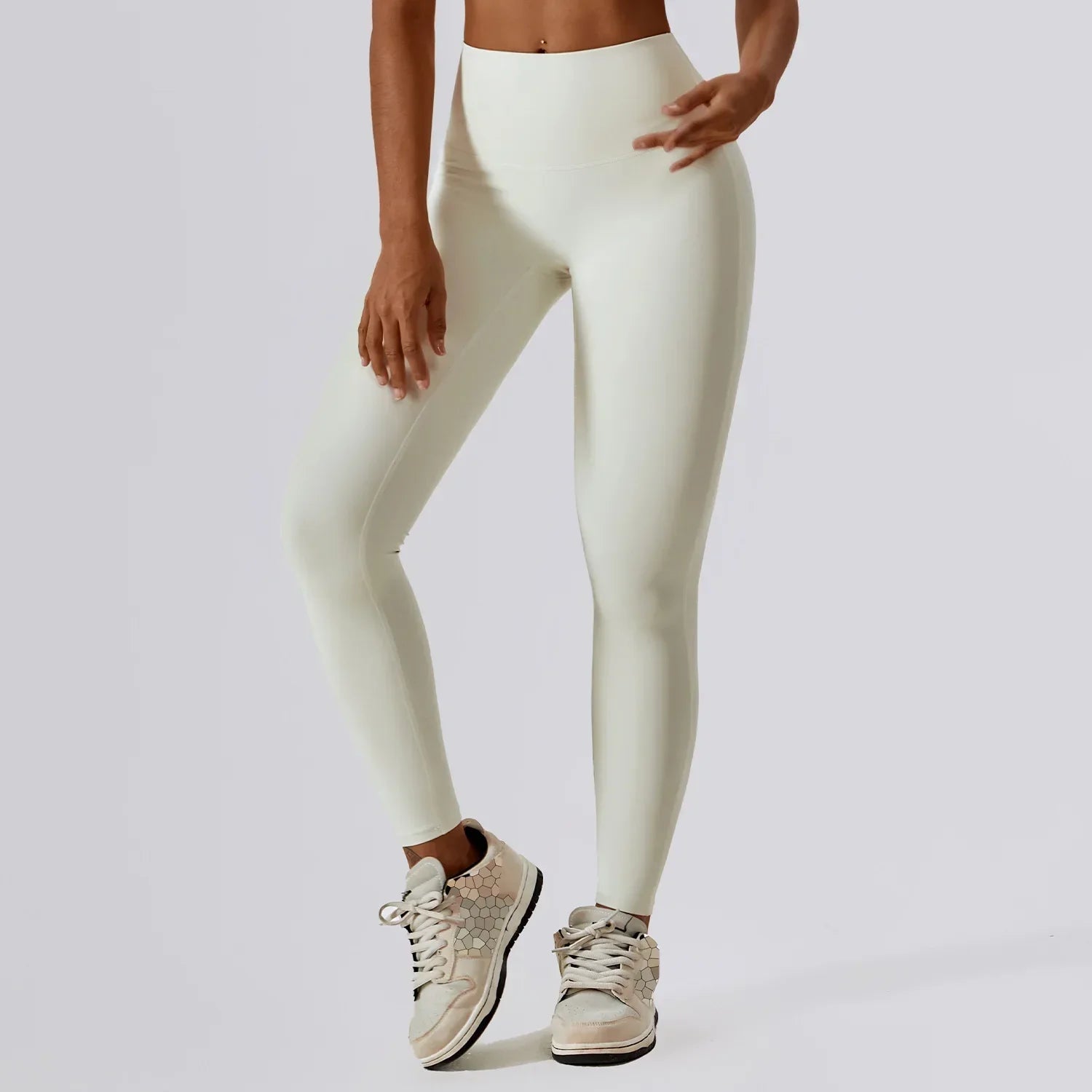Waist Workout Breathable Running Tights Women Push Up Gym Train Sports Leggings