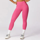 Waist Workout Breathable Running Tights Women Push Up Gym Train Sports Leggings