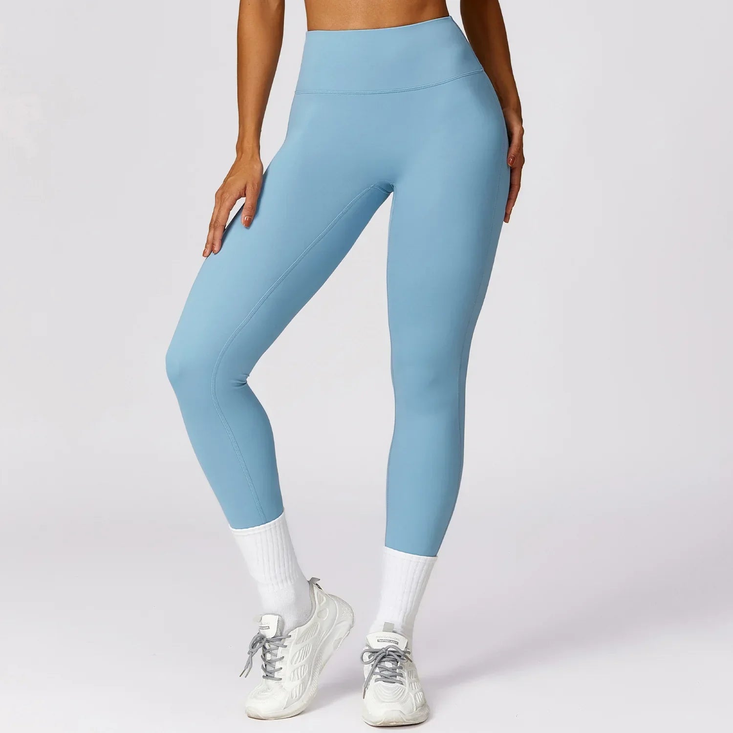 Waist Workout Breathable Running Tights Women Push Up Gym Train Sports Leggings