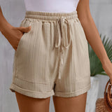 High Waisted Wide Leg Pants Simple Women Elegant Casual Comfortable Office Lady Streetwear Spring Summer Short