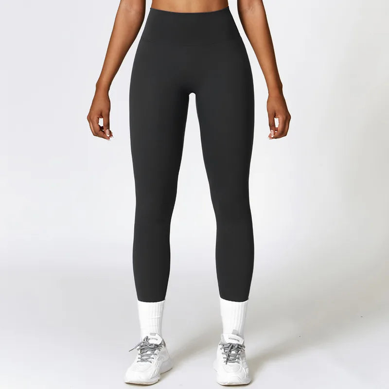 Quality Gym High Waist Running Fitness Workout Women Push Up Tights Yoga Clothes Sports Leggings