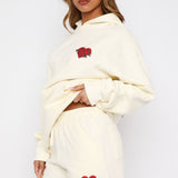 We Don't Talk Anymore Lounge Shorts Cream