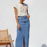 April Denim Skirt