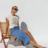 April Denim Skirt