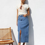April Denim Skirt