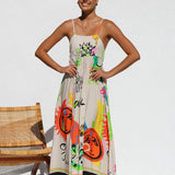 Dasha Dress ORANGE MULTI