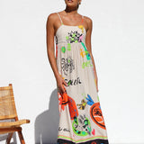 Dasha Dress ORANGE MULTI