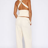 Take A Stance Pants Off White