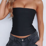 Thought I Was Dreaming Bandage Top Black