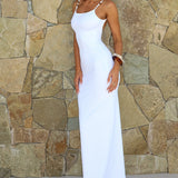 Trusting You Maxi Dress Off White