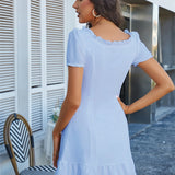 Bow Cute White Party Birthday Festival Dress