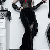 Wide Leg Gothic Halloween Pants
