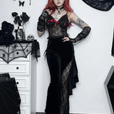 Wide Leg Gothic Halloween Pants
