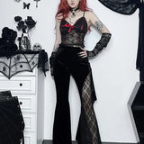 Wide Leg Gothic Halloween Pants