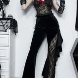 Wide Leg Gothic Halloween Pants