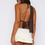 Ignoring Me Mini Skort Off White