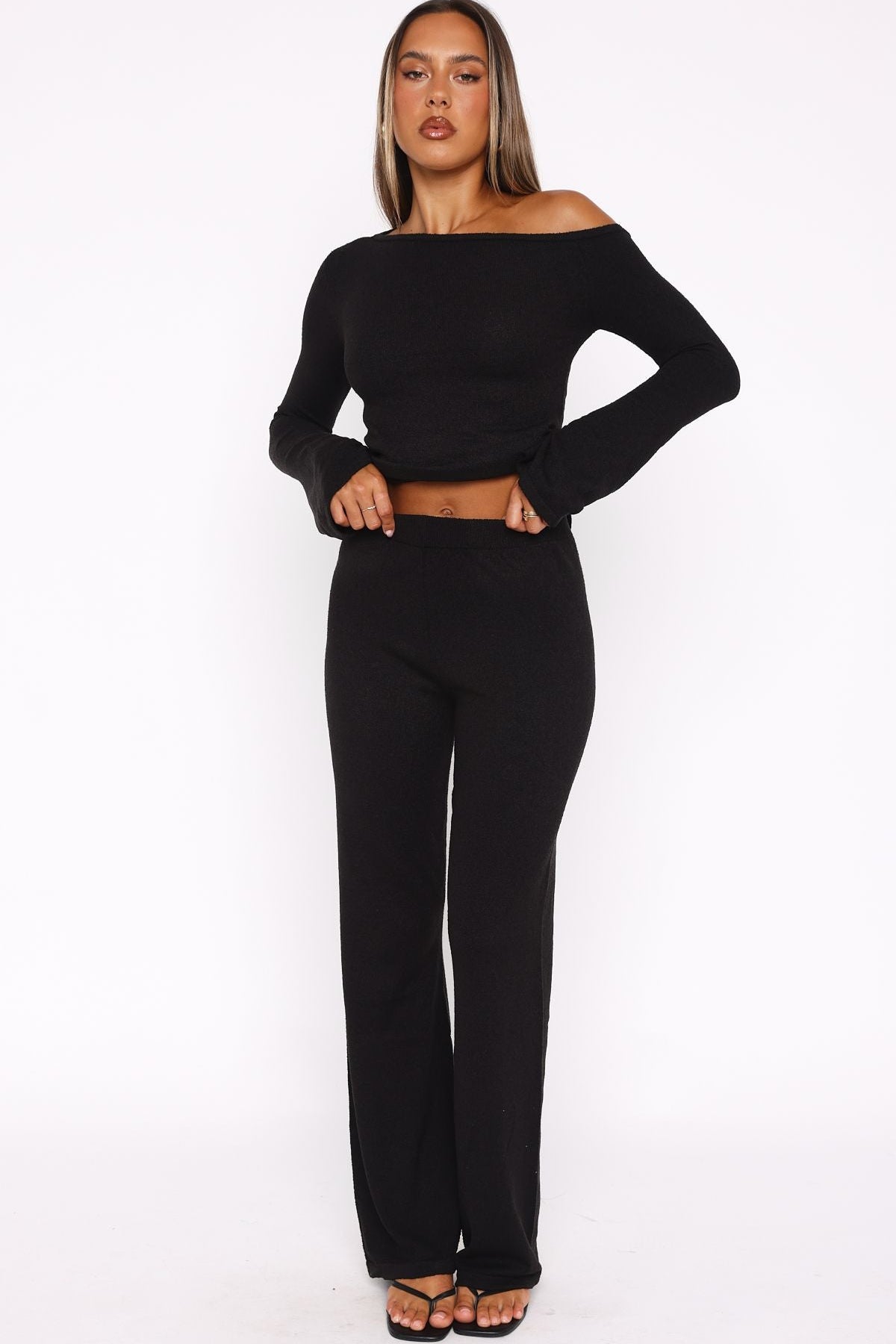 We'll Be Fine Pants Black