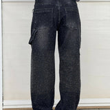 Balloon Carpenter Shine Denim Jeans