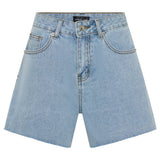 Keep It Brief Denim Shorts Light Blue