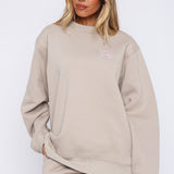 Love You Forever Oversized Sweater Moon