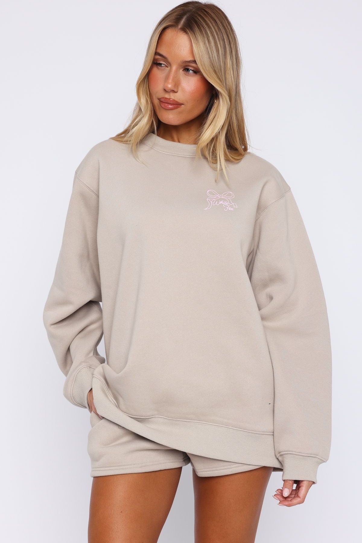Love You Forever Oversized Sweater Moon