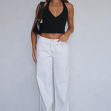 No Second Chances Pants Cream