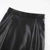 2025 Women Streetwear High Waist Fashion With Pockets Blue Short Jeans Skirt