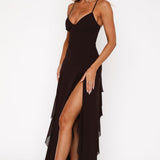 Summer Solstice Maxi Dress Chocolate