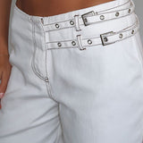 No Second Chances Pants Cream