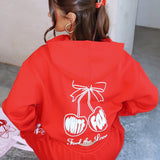Love Of My Life Oversized Hoodie Red