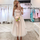 Lace Elegant Long Evening Prom Party Dress