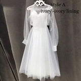 Lace Elegant Long Evening Prom Party Dress