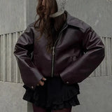 Stylish Streetwear Leather Jacket