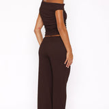 Turn Heads Fast Pants Chocolate