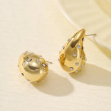 Luxury Brand Crystal Stainless Steel Exquisite Gift Earring
