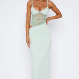 Call Me Up Maxi Dress Mint
