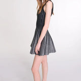 Lattice Knit Mini Dress