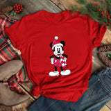 Mickey Freinds Christmas Party Printed T-shirts