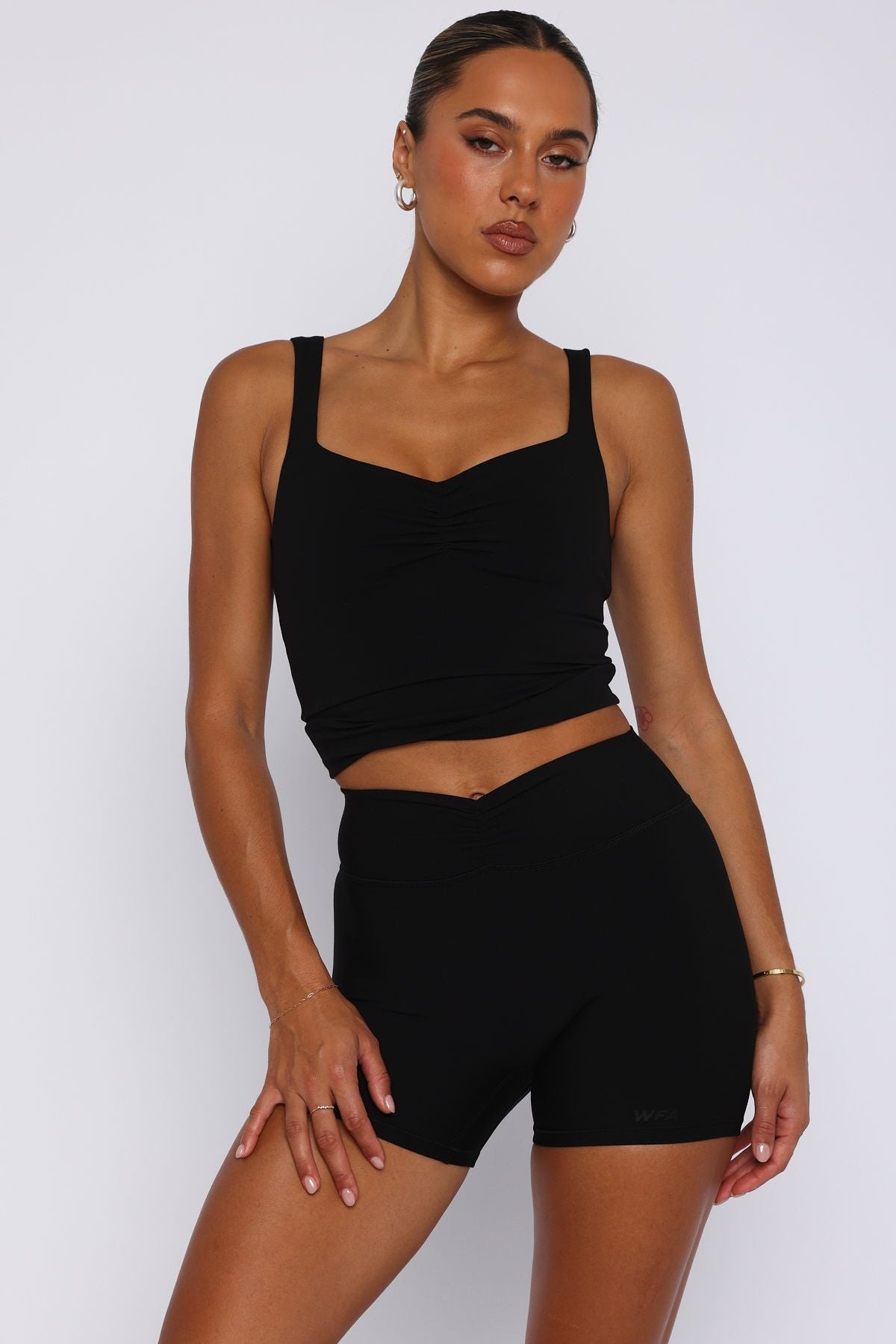 Radiate High Waisted Shorts Black
