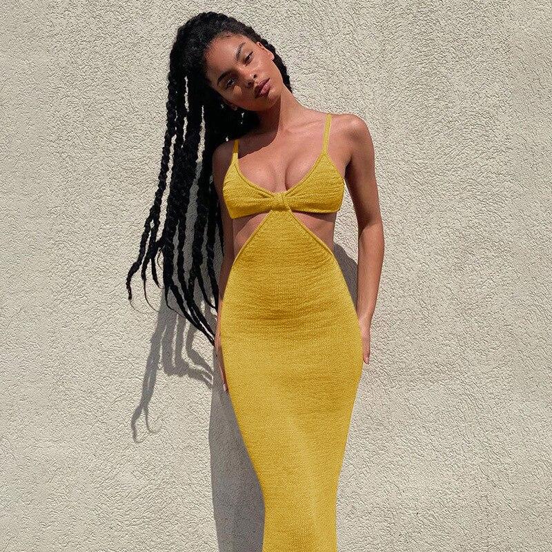 Sexy Party Dress Backless Sheath Slim Elegant Dress