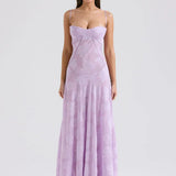 Backless Loose A-line Club Party Floral Dress