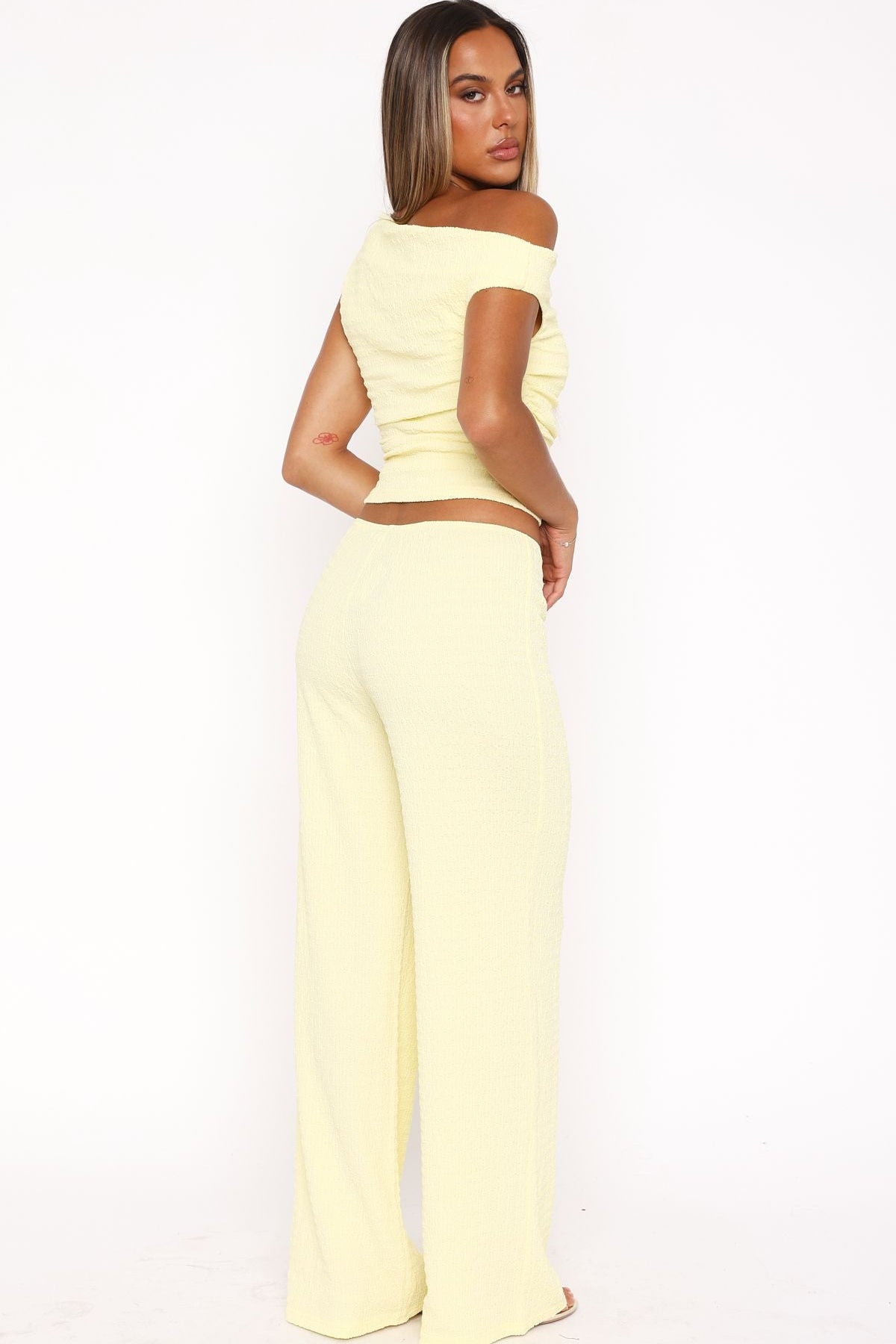 Turn Heads Fast Pants Lemon