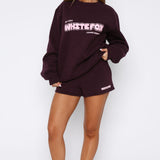 Give It A Try Lounge Shorts Plum