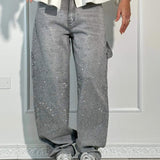 Balloon Carpenter Shine Denim Jeans