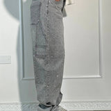 Balloon Carpenter Shine Denim Jeans