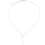 Fashion Moon Star Gold Alloy Charm Women Party Necklake