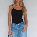 No Flaws Cami Top Black